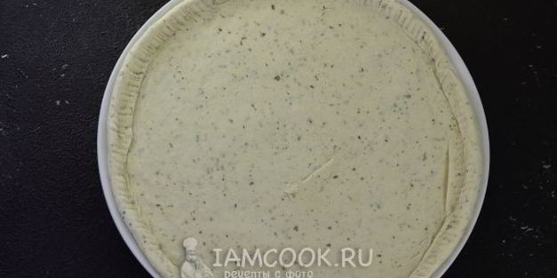 пицца на кефире и майонезе