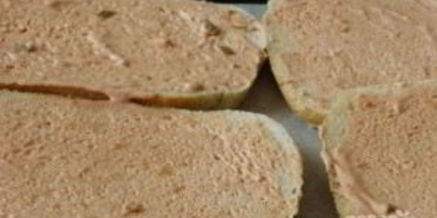 пицца на хлебе