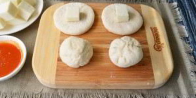 пицца на шариках из теста