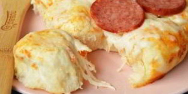 пицца на шариках из теста