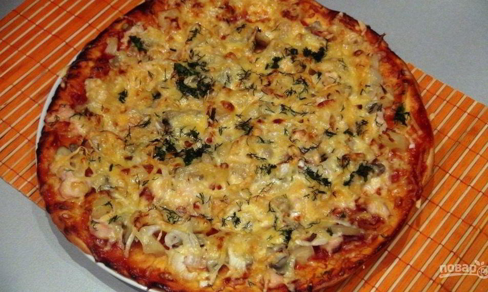 Рецепт пицца по-домашнему в духовке