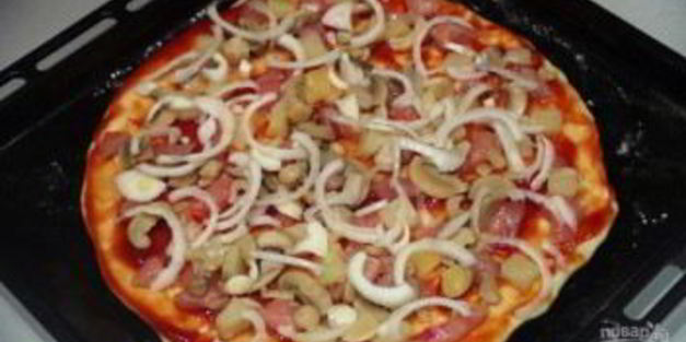 пицца по-домашнему в духовке