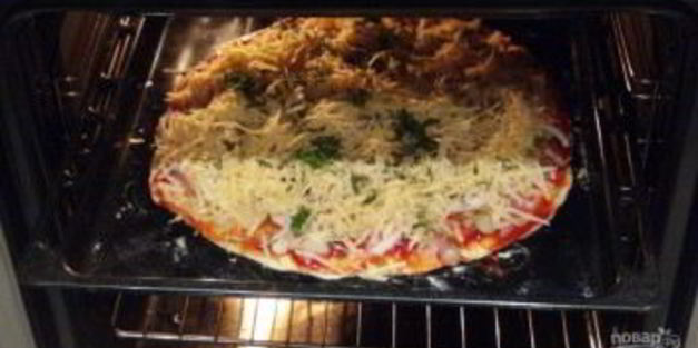 пицца по-домашнему в духовке
