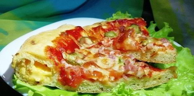 пицца рожок