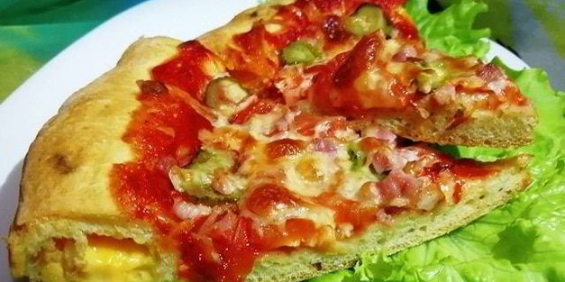 пицца рожок