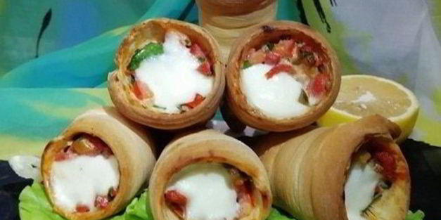 пицца рожок