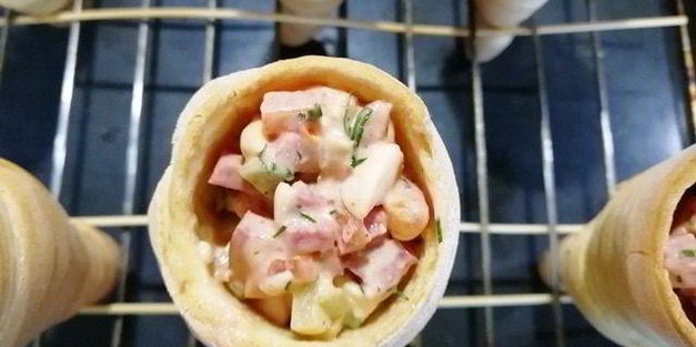 пицца рожок