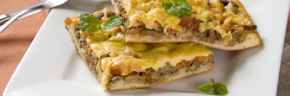 Пицца с говядиной