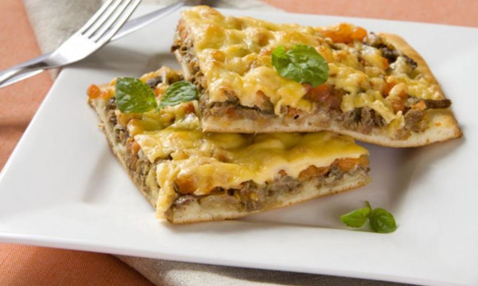 Рецепт пицца с говядиной