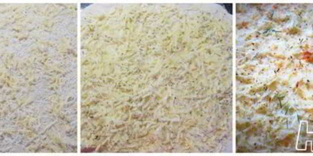 пицца с картофелем и пряными травками