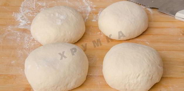 пицца с красной рыбой семгой на дрожжевом тесте