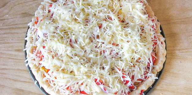 пицца с куриной грудкой и шампиньонами