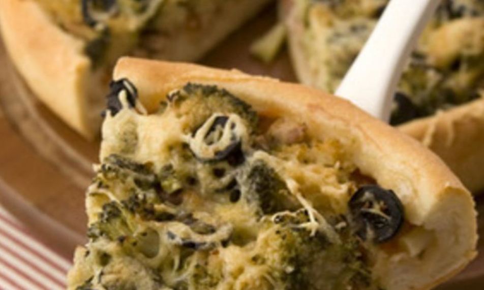 Рецепт пицца с морепродуктами и брокколи