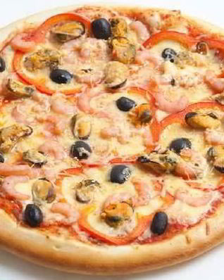 Пицца с морепродуктами