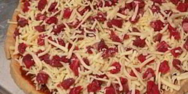 пицца с мясом