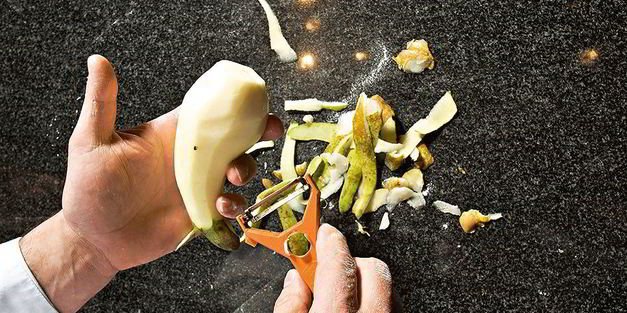 пицца с сыром и грушей