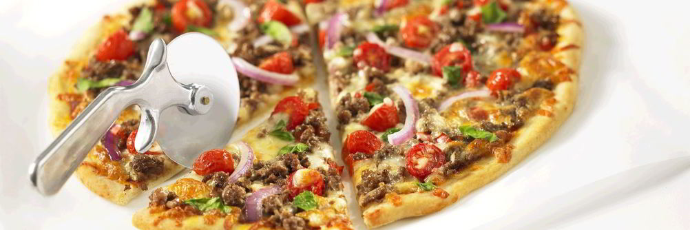 Пицца с сырым фаршем