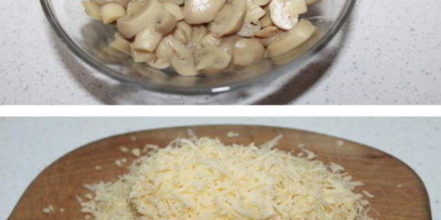 пицца с ветчиной