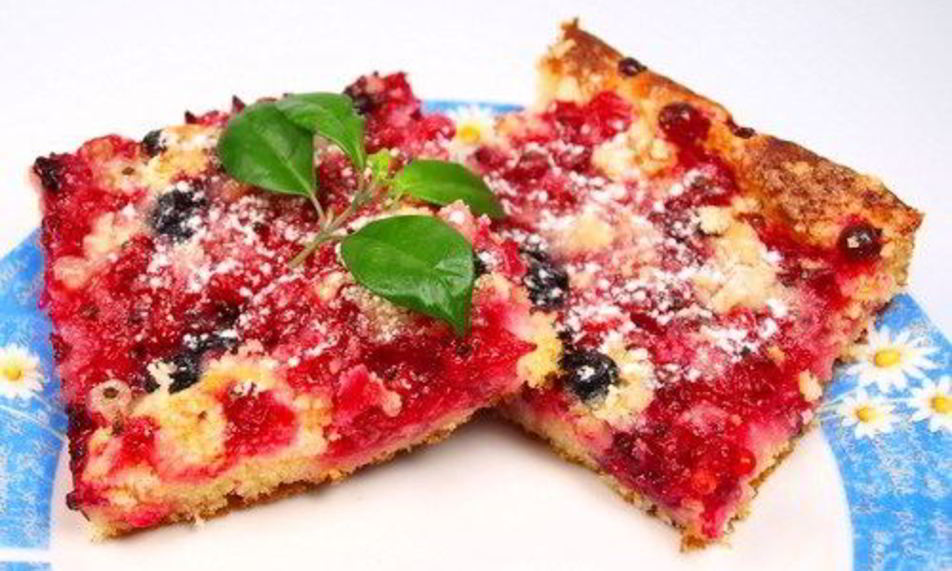 Рецепт пицца с ягодами