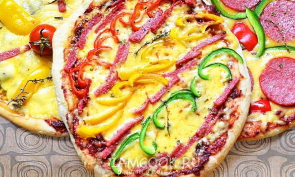 Рецепт пицца со сливовым соусом