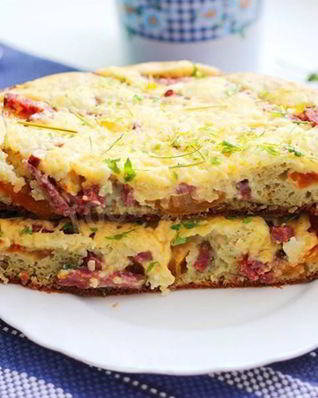 Пицца в мультиварке без дрожжей