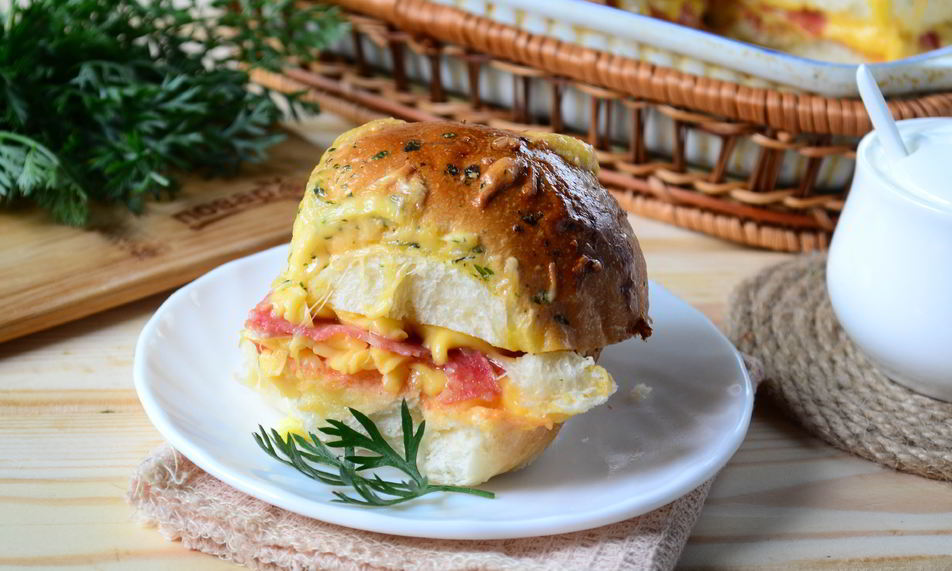 Рецепт пицца в мягких булочках