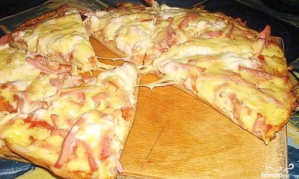 Рецепт пицца за 10 минут