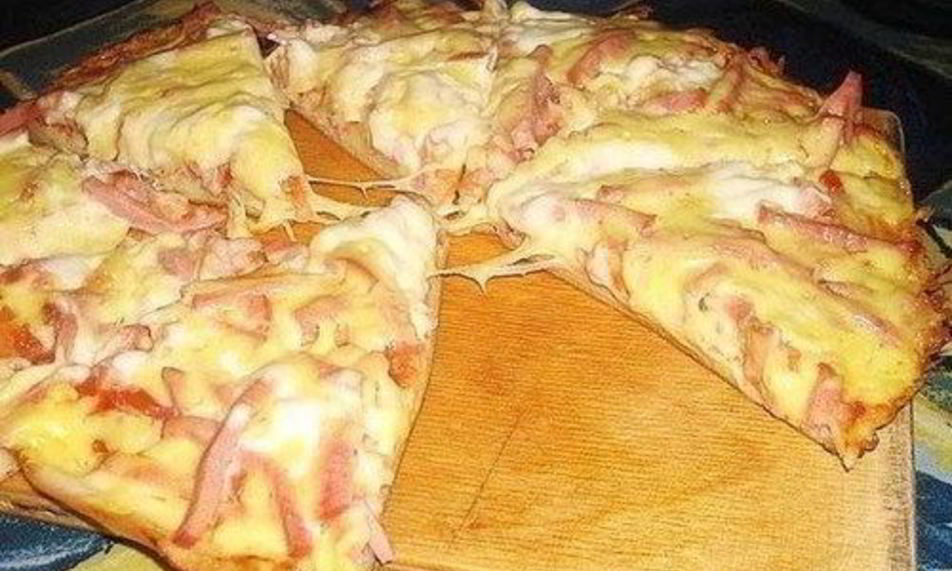 Рецепт самая вкусная пицца за 10 минут