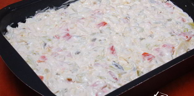 свинина с картофелем под сырной шубой