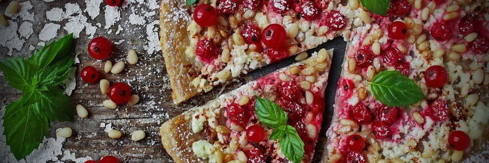 Творожная пицца