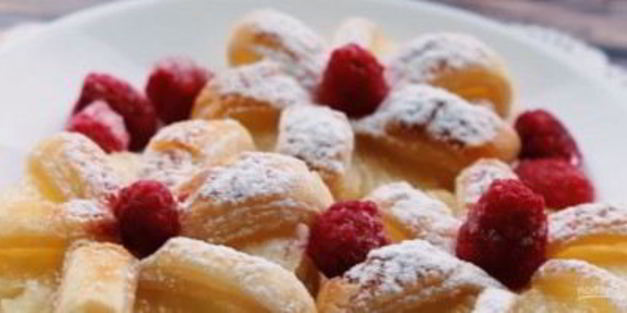 простые слойки с ананасами