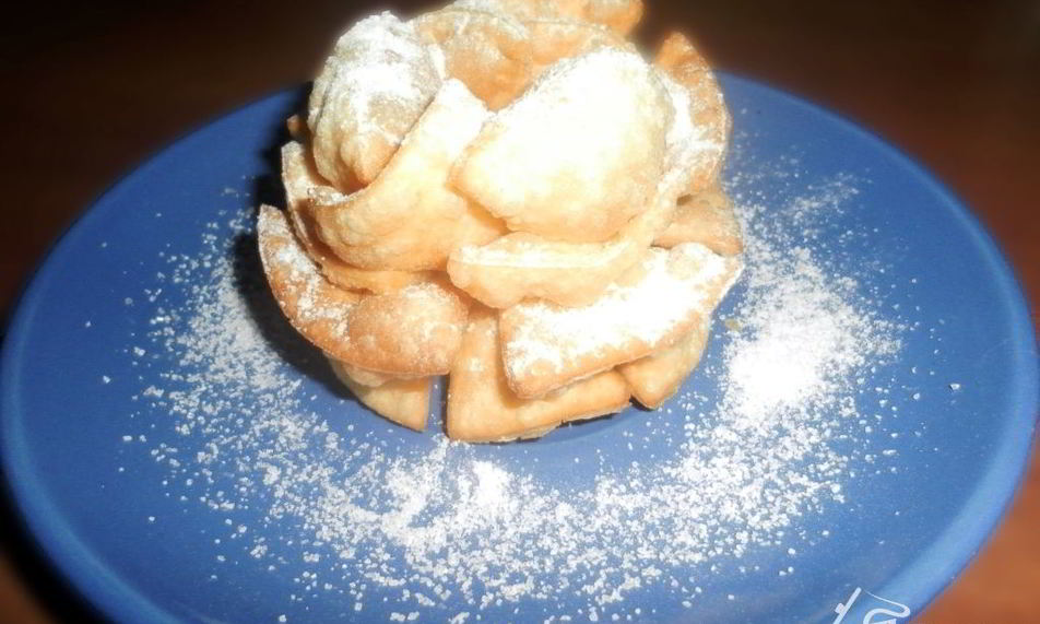 Рецепт розочки из хвороста