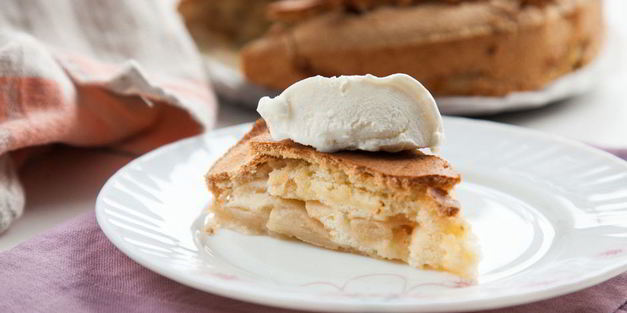 шарлотка из яблок