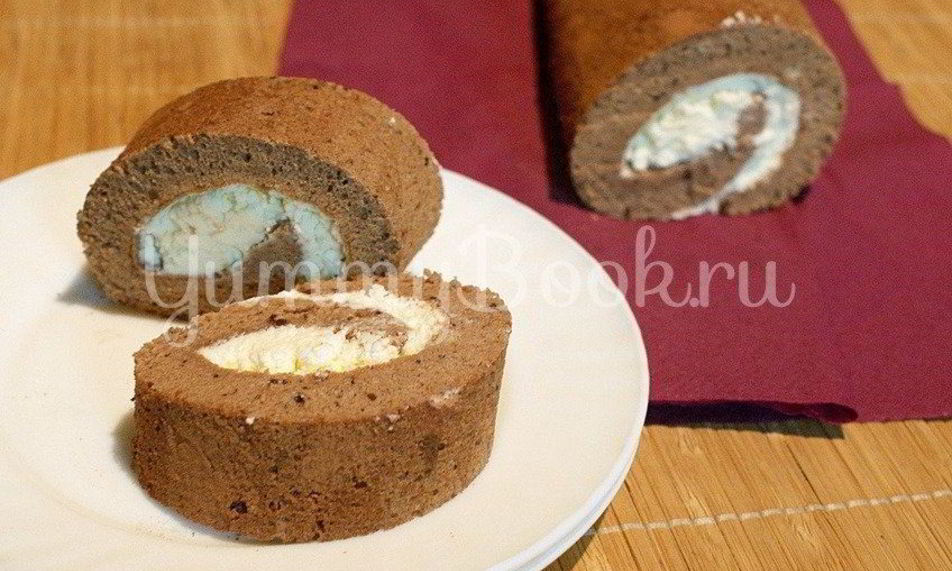 Рецепт шоколадный рулет
