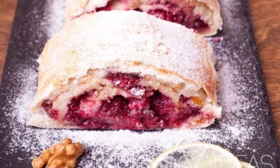 Рецепт штрудель с вишней