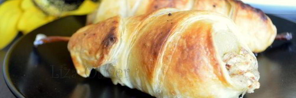 Слойки Груши с франжипаном