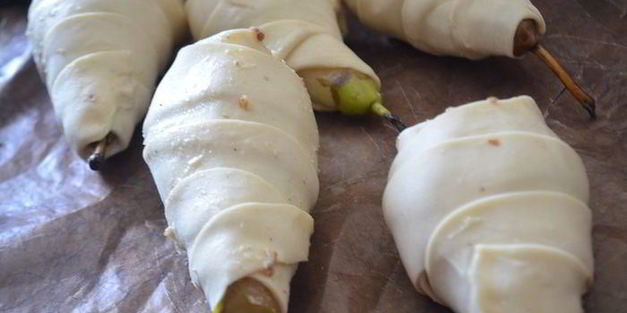 слойки груши с франжипаном