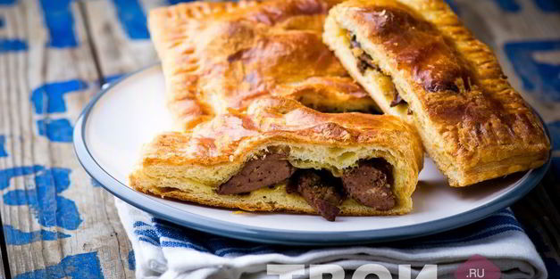 слойки из готового теста