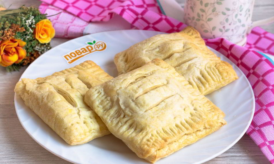 Рецепт слойки с дыней и сыром