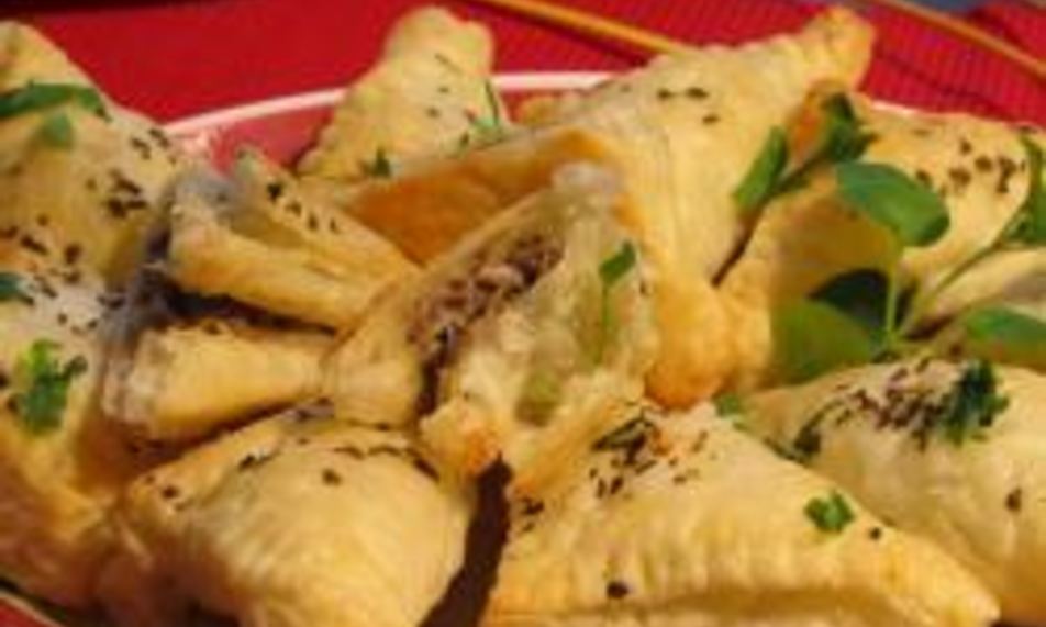 Рецепт слойки с грибами