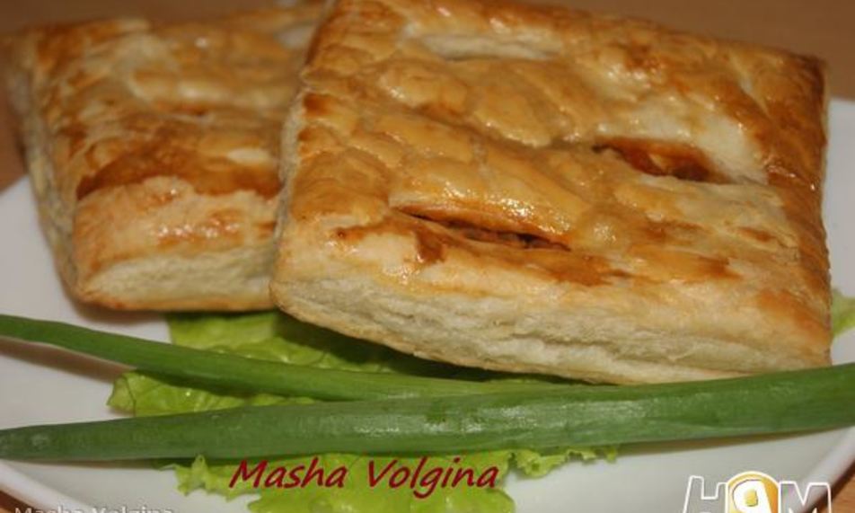 Рецепт слойки с капустой и яйцом