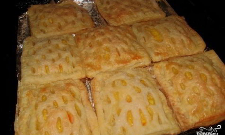 Рецепт слойки с лимоном