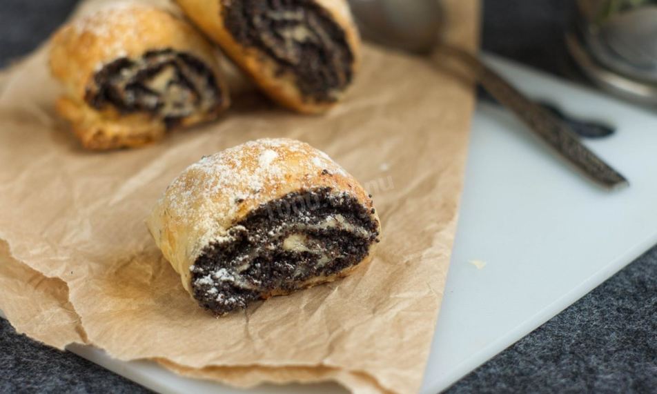 Рецепт слойки с маком