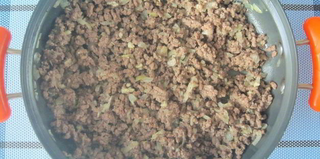 слойки с мясом