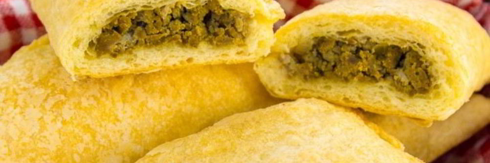 Слойки с печенью