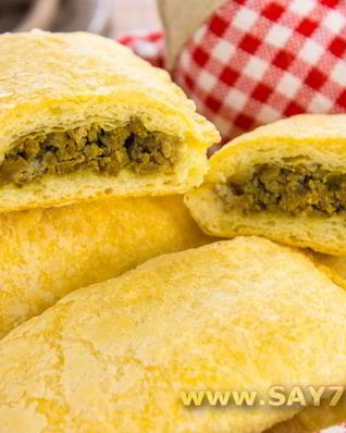 Слойки с печенью