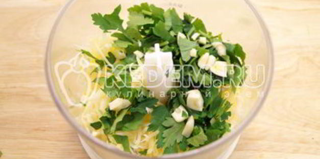 слойки с сырной пастой