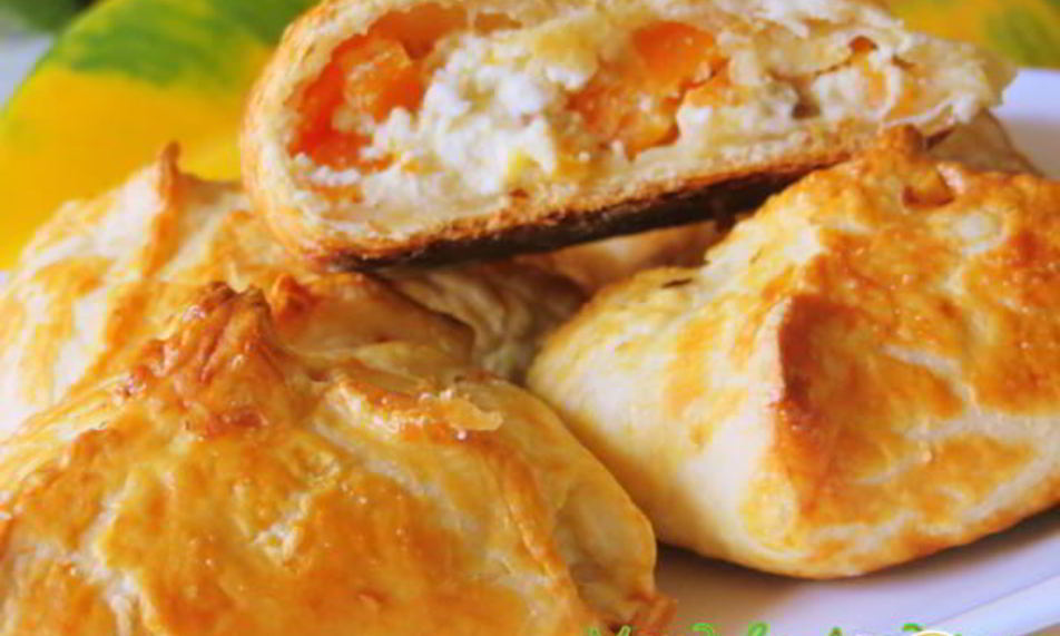 Рецепт слойки с творогом и тыквой