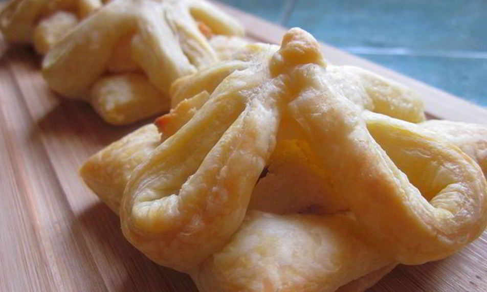 Рецепт слойки с творогом