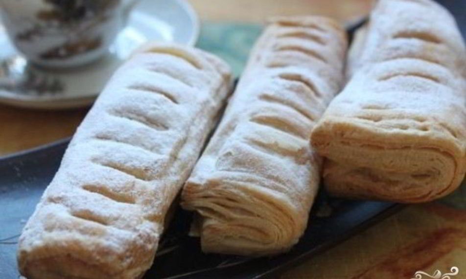 Рецепт слойки с вареньем